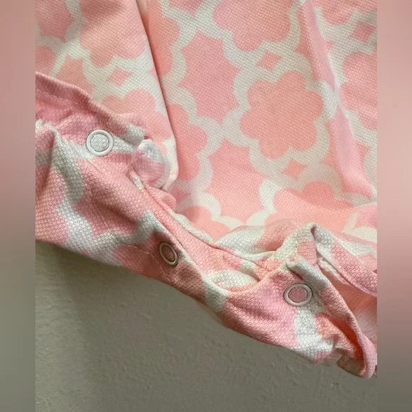 Mud Pie Bubble Romper Bird Pink and Blue Polkadot Baby Girl Bubble Boutique - Picture 6 of 6